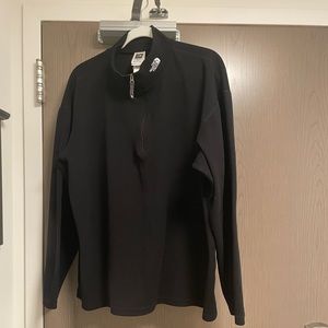 North face black half zip sweatshirt, never been worn
